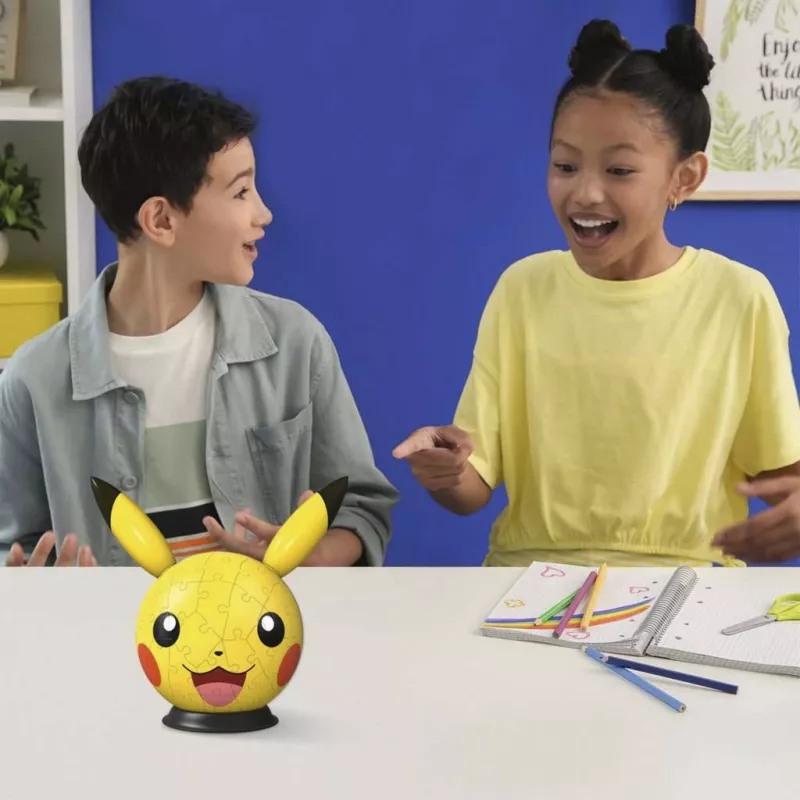 Ravensburger 3D-palapallopeli Pokémon Pikachu korvilla - 54 osaa