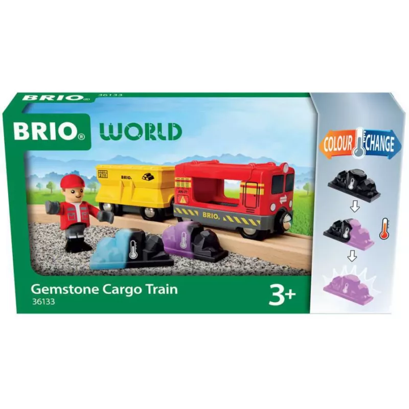 RAVENSBURGER BRIO World tavarajuna värinvaihtovaunulla