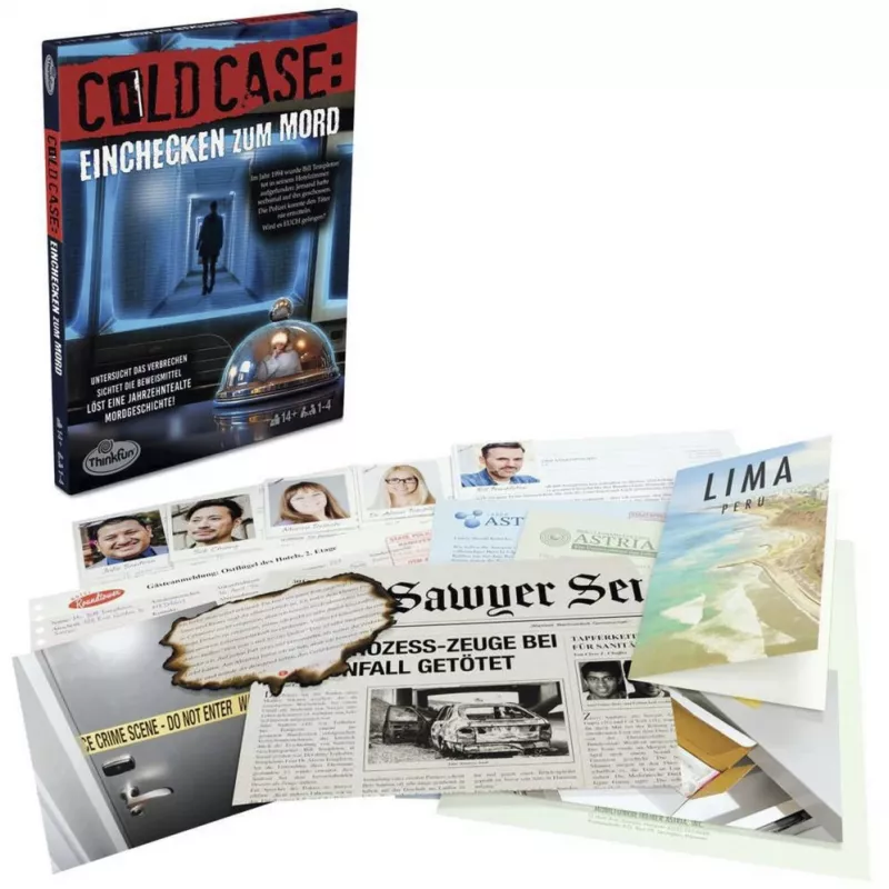 RAVENSBURGER Cold Case: Einchecken zum Mord kooperatiivinen etsiväpeli