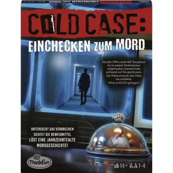 RAVENSBURGER Cold Case: Einchecken zum Mord kooperatiivinen etsiväpeli