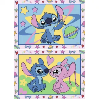 RAVENSBURGER CreArt Junior - Stitch & Angel maalaa numeroilla -sarja