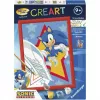 Ravensburger CreArt - Rasender Sonic maalaa numeroilla -sarja