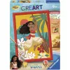 Ravensburger CreArt - Vaianan seikkailu maalaa numeroilla -sarja