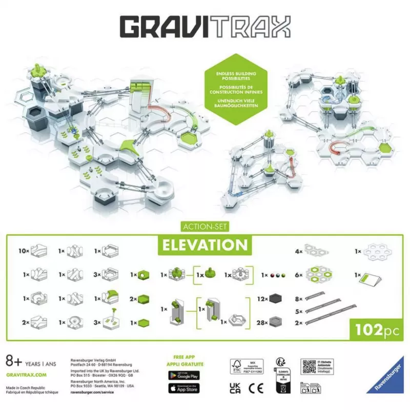 RAVENSBURGER GraviTrax Action -sarja Elevation