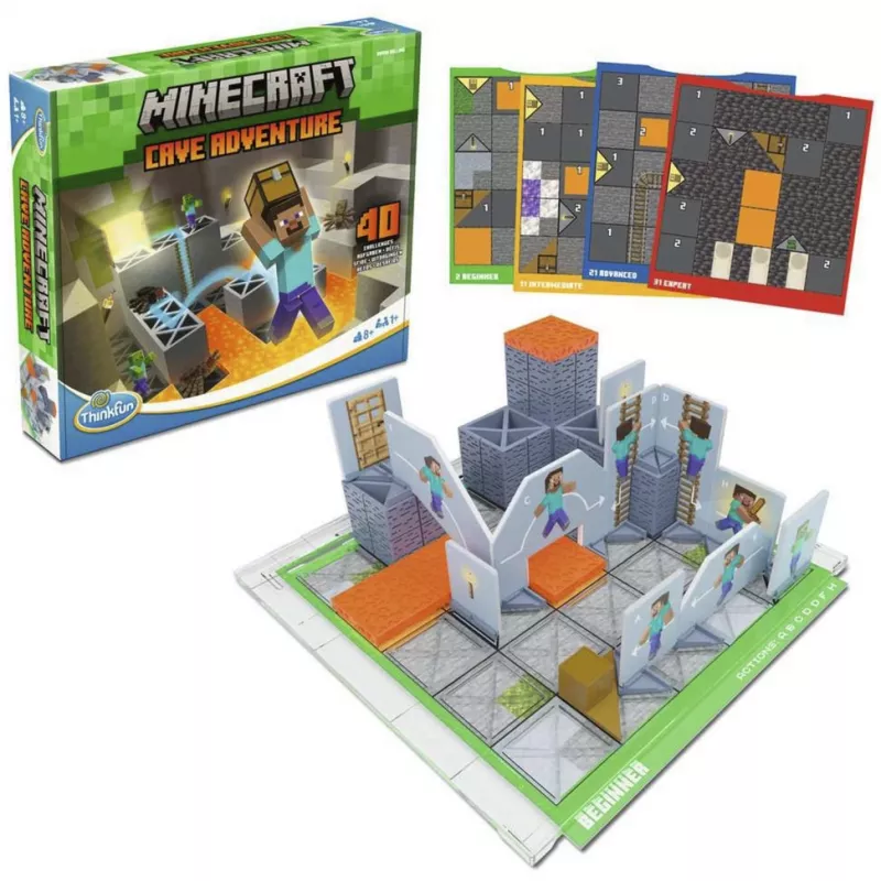 Ravensburger Minecraft Cave Adventure lautapelin lisäosa