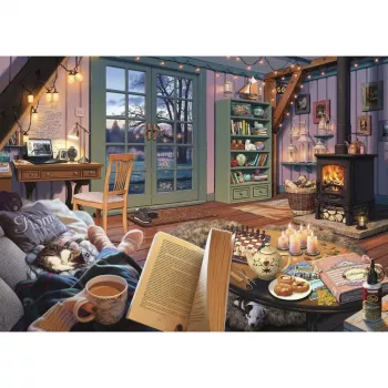 RAVENSBURGER palapeli My Haven Cozy Garden Shed (1000 palaa)