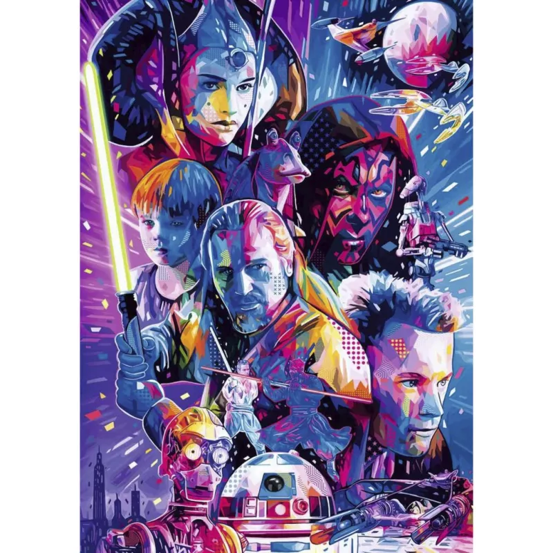 Ravensburger palapeli Star Wars Hyperspace Collection: The Phantom Menace (500 palaa, suurpalat)