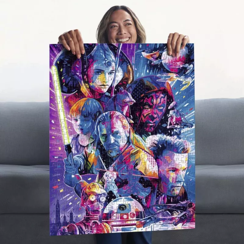 Ravensburger palapeli Star Wars Hyperspace Collection: The Phantom Menace (500 palaa, suurpalat)