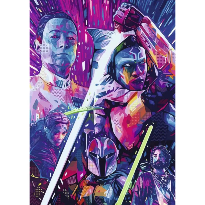 Ravensburger palapeli Star Wars The Hyperspace Collection: Ahsoka (500 palaa, suuret palat)