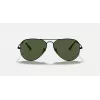 Ray-Ban Aviator Metal II RB3689 aurinkolasit kulta vihreä polarisoitu 55 mm