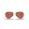 Ray-Ban Aviator Metal II aurinkolasit RB36899064AF5 kulta ruskea liukuväri 58mm
