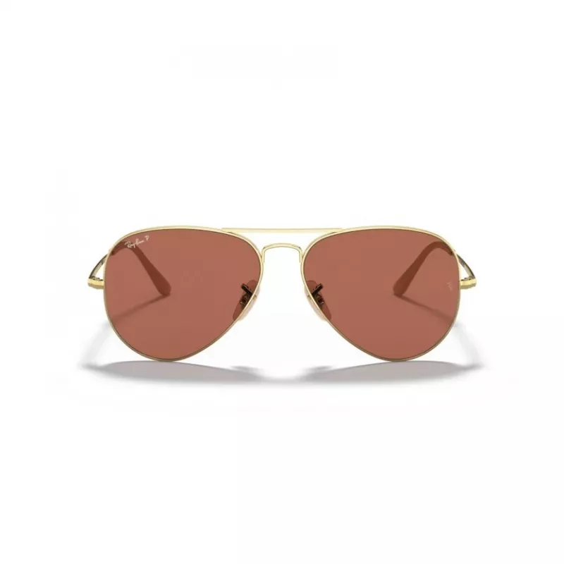 Ray-Ban Aviator Metal II aurinkolasit RB36899064AF5 kulta ruskea liukuväri 58mm