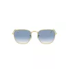 Ray-Ban Frank Metal aurinkolasit RB385791963F5 kulta vaaleansininen liukuväri 51mm