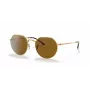 Ray-Ban Frank RB3565 unisex-aurinkolasit 53/20/145 mm kulta ruskea