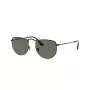 Ray-Ban Frank RB3958 aurinkolasit unisex 50/20/145 mm musta kehys vihreät polarisoidut linssit