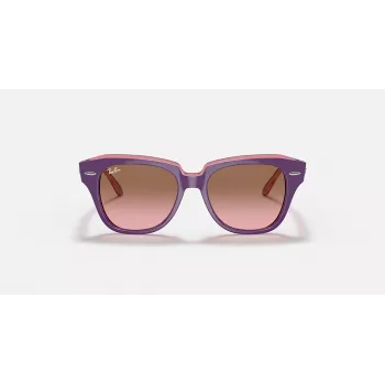 Ray-Ban Junior RB9186S711814 aurinkolasit - kulmikas kehys, tummansiniset linssit, 46 mm