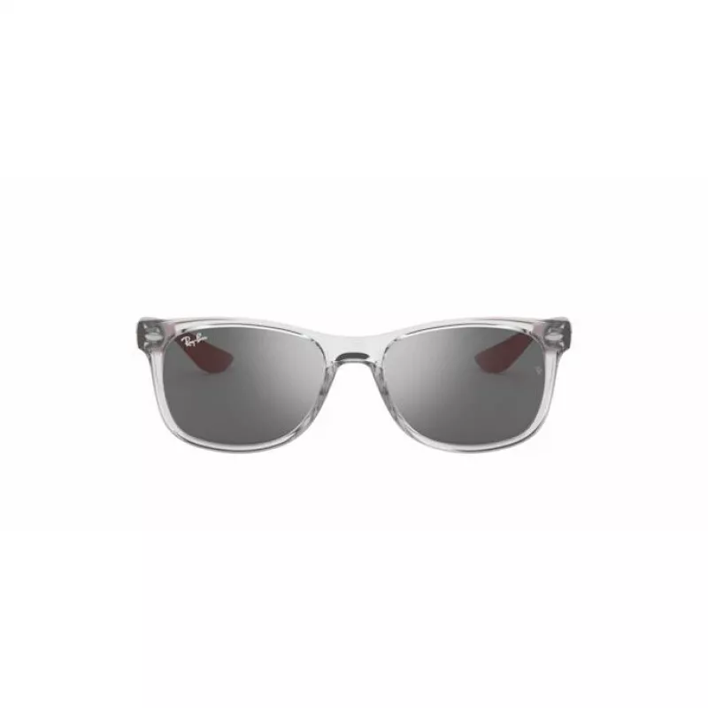 Ray-Ban Junior RJ9052S70636G lasten aurinkolasit läpinäkyvä sininen vaaleansininen liukuva 48 mm
