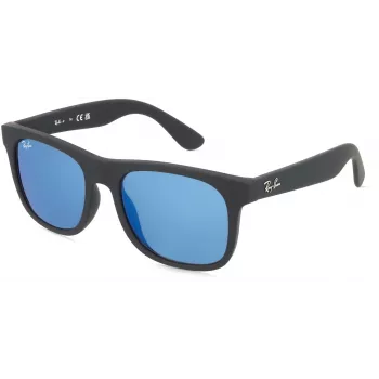 Ray-Ban Junior RJ9069S702855 aurinkolasit läpinäkyvä sininen 48 mm