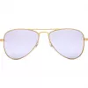 Ray-Ban Junior RJ95062494V5 lasten aurinkolasit - läpinäkyvä sininen kehys, siniset peililinssit, 50 mm