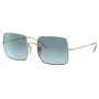 Ray-Ban RB1971-001-3M Square 1971 aurinkolasit kultakehys Classic G-15 vihreät linssit 54 mm