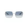 Ray-Ban RB1971-91493F Square 1971 Classic aurinkolasit kulta vaaleansininen liukuväri 54 mm