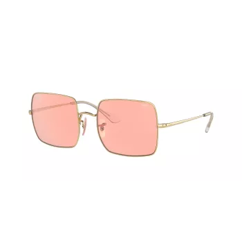 Ray-Ban RB1971 Square 1971 Classic aurinkolasit kulta pinkki-ruskea liukuväri 54 mm