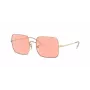 Ray-Ban RB1971 Square 1971 Classic aurinkolasit kulta pinkki-ruskea liukuväri 54 mm