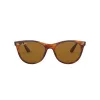 Ray-Ban RB2185 Wayfarer II aurinkolasit raidallinen Havana ruskea liukuväri 52mm