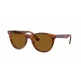 Ray-Ban RB2185 Wayfarer II aurinkolasit raidallinen Havana ruskea liukuväri 52mm