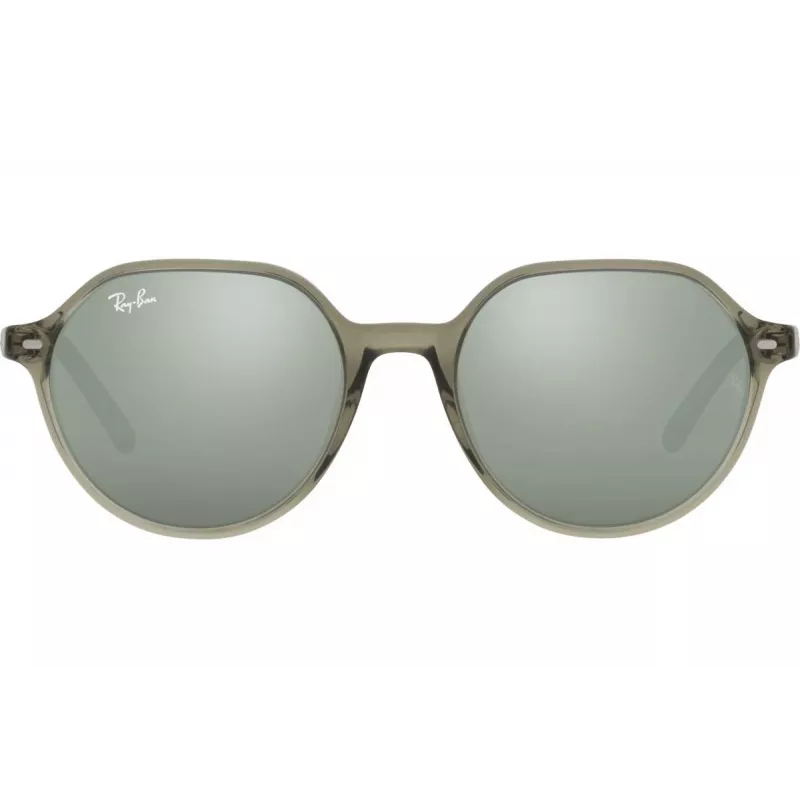 Ray-Ban RB2195 Hawkeye aurinkolasit läpinäkyvä harmaa vaaleansininen/violetti liukuväri 51 mm