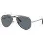 Ray-Ban RB3625003R562 New Aviator aurinkolasit unisex kulta metalli harmaa liukuväri 62mm