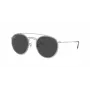 Ray-Ban RB3647N 9211B1 unisex pyöreät aurinkolasit kulta kehys sininen liukuväri linssi 51 mm