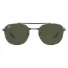 Ray-Ban RB3688 aurinkolasit Gunmetal vihreä G-15 57 mm