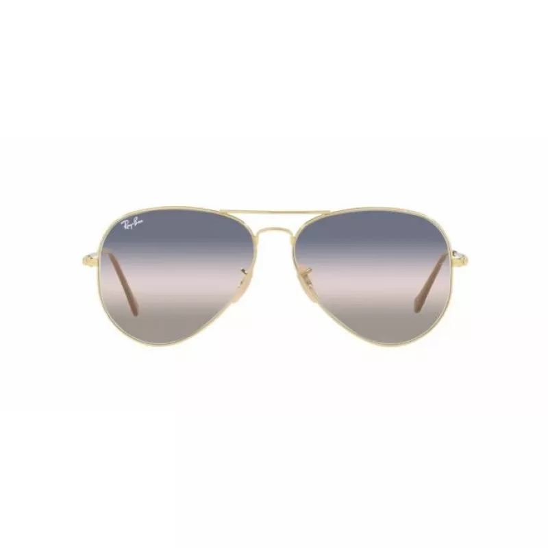 Ray-Ban RB3689001GE58 Aviator Reverse aurinkolasit kulta ruskea gradient 58 mm