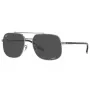 Ray-Ban RB3699 unisex-aurinkolasit, gunmetal kehys, harmaat liukuvärilinssit, 56 mm