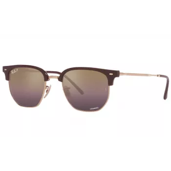 Ray-Ban RB4416F 6654G9 unisex-aurinkolasit - läpinäkyvä harmaa kehys, harmaat liukuvärilinssit, 53 mm