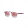 Ray-Ban RJ9064S7052V0 lasten aurinkolasit läpinäkyvä sininen 44 mm