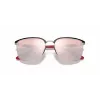 Ray-Ban Unisex RB3673MF060H2 geometriset kultaiset aurinkolasit tummansinisillä linsseillä, 56 mm