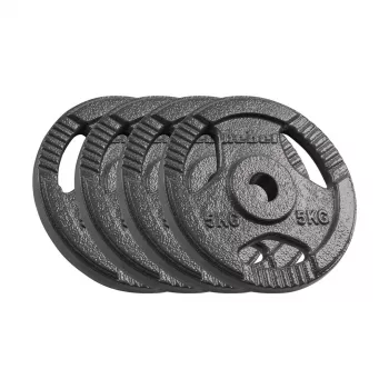 REBEL ACTIVE valurautainen painolevysarja 4x5kg, reikä 31mm, levy kahvoilla