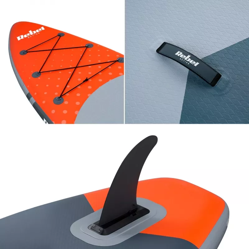 REBEL ACTIVE RBA-4500 täytettävä SUP-lauta 350 cm oranssi
