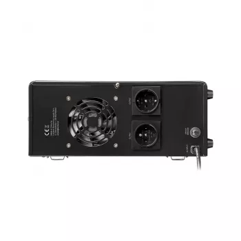 Rebel POWER-1000 seinäkiinnitteinen varavirtalähde – puhdas siniaalto invertteri 12V lataustoiminnolla, 230V, 1000VA/700W