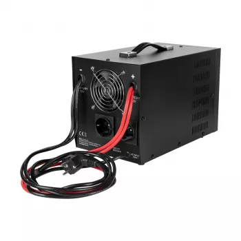 Rebel POWER-1500-LFP4 varavirtalähde – puhdas siniaalto invertteri 12V-lataustoiminnolla, 230V, 1500VA/1050W