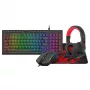 Redragon 4-in-1 -peliyhdistelmä: RGB-näppäimistö, hiiri, hiirimatto ja kuuloke