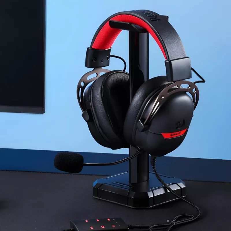 Redragon Aurora Over-Ear -pelikuulokkeet, musta