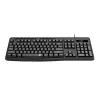 Redragon BK-7366 täysikokoinen ergonominen langallinen kalvonäppäimistö toimistoon - musta