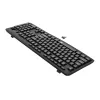 Redragon BK-7367 Full-size ergonominen langaton kalvotoimistinäppäimistö - musta