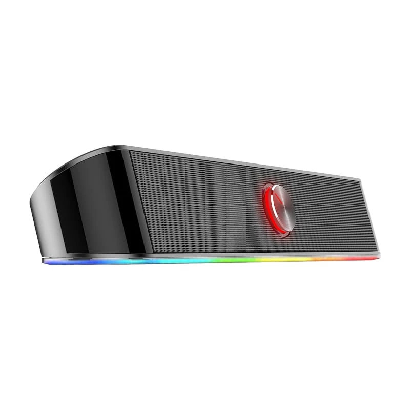 Redragon GS560 Adiemus 2.0 RGB USB/Aux -pelikaiutinpalkki - musta