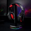 Redragon HA300 Scepter Pro RGB -kuuloketeline 4-porttisella USB 2.0 -keskittimellä
