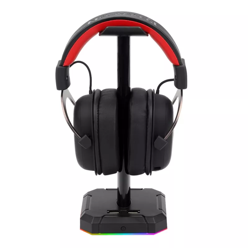 Redragon HA300 Scepter Pro RGB -kuuloketeline 4-porttisella USB 2.0 -keskittimellä