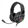 Redragon Hylas Over-Ear RGB-pelikuulokemikrofoni, Aux (mikrofoni ja kuulokkeet) / USB (vain virta), musta